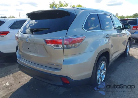 2014 Toyota Highlander Limited V6 из США, поврежденный, VIN 5TDDKRFH8ES007909